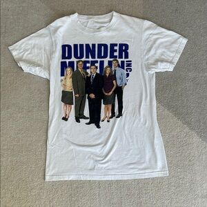 The Office White Dunder Mifflin Graphic T-Shirt